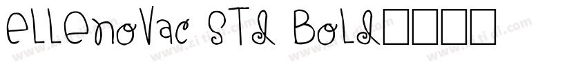ElleNovaC Std Bold字体转换